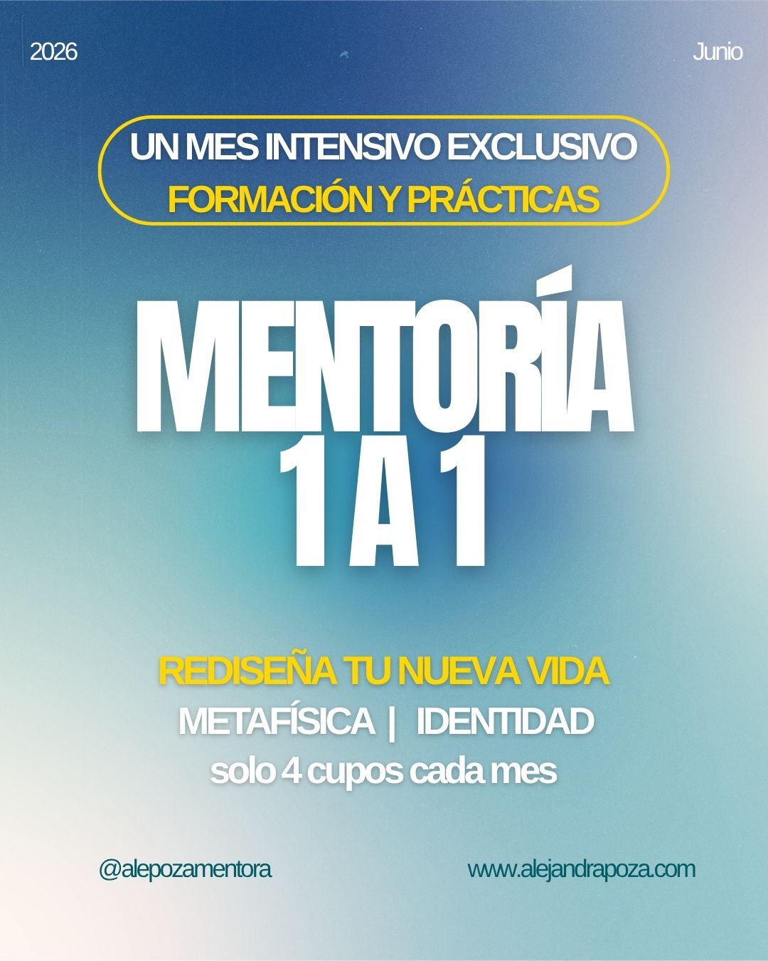 INGRESO A LA MENTORÍA DE ALTO IMPACTO 1 : 1
