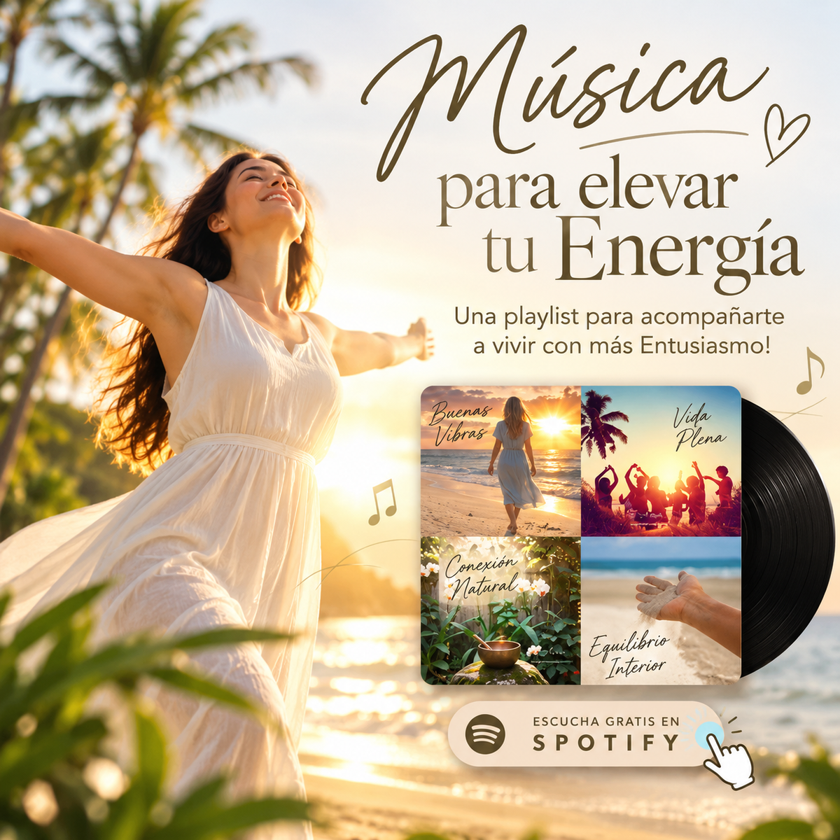 Música gratuita para Elevar la Energía