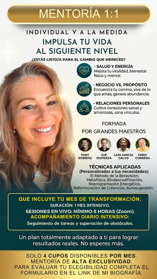 MENTORÍA EXCLUSIVA DE ALTO IMPACTO